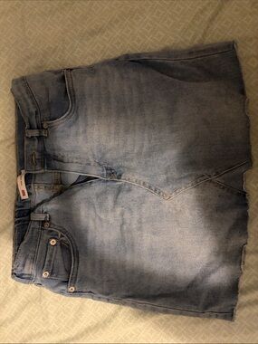 Levi's Light Blue Denim Skirt